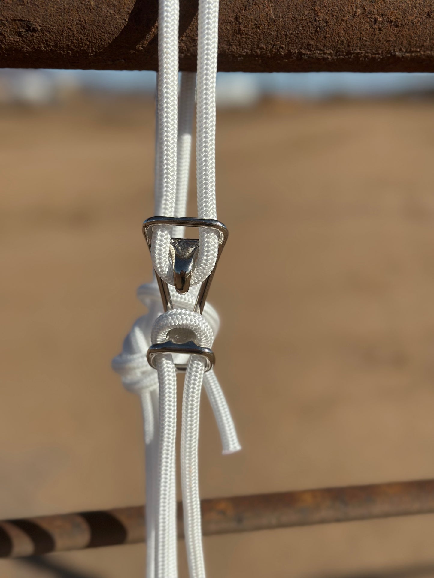 White Easy Hook Halter
