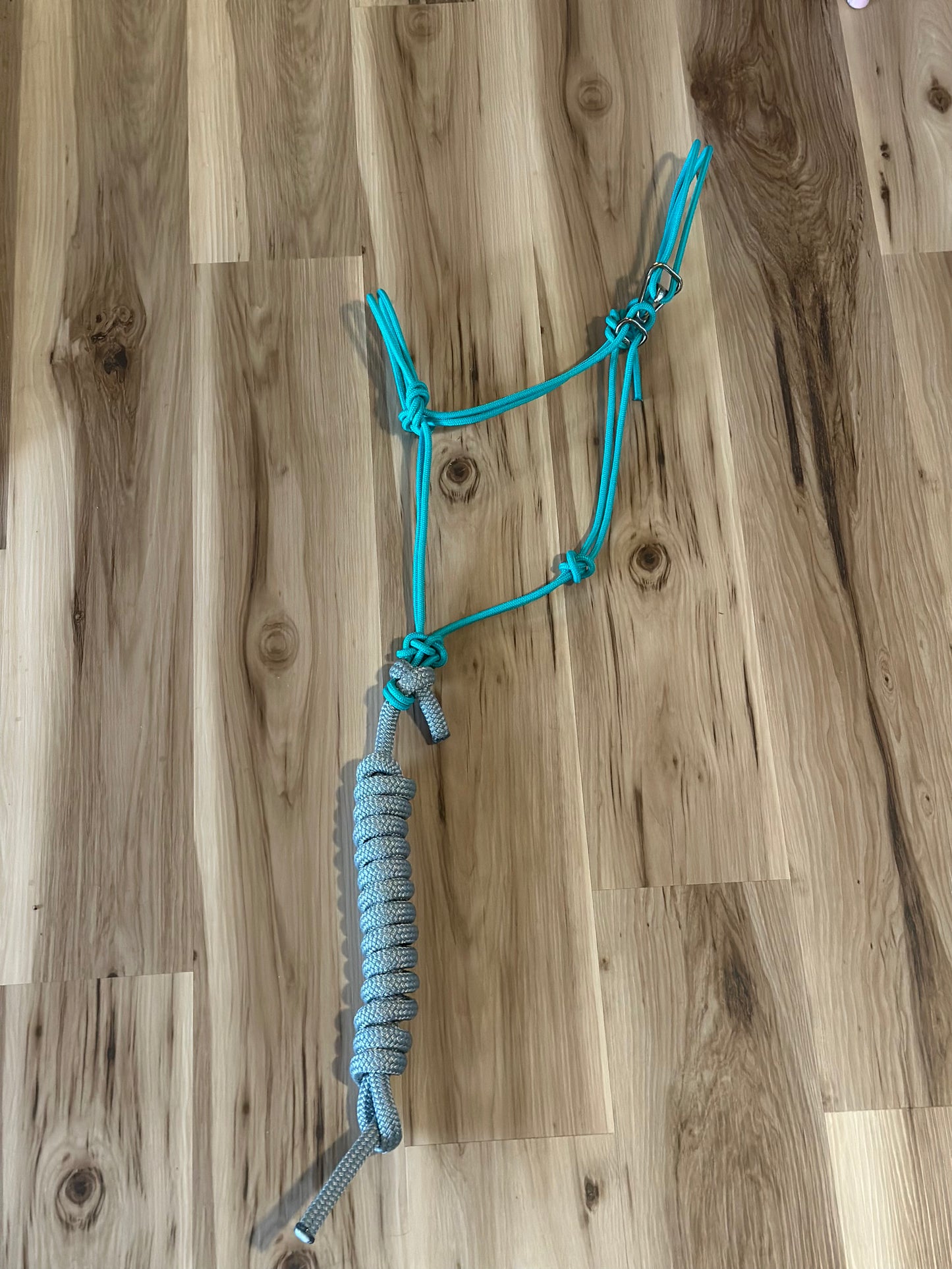 Turquoise & Silver Easy Hook Rope Halter