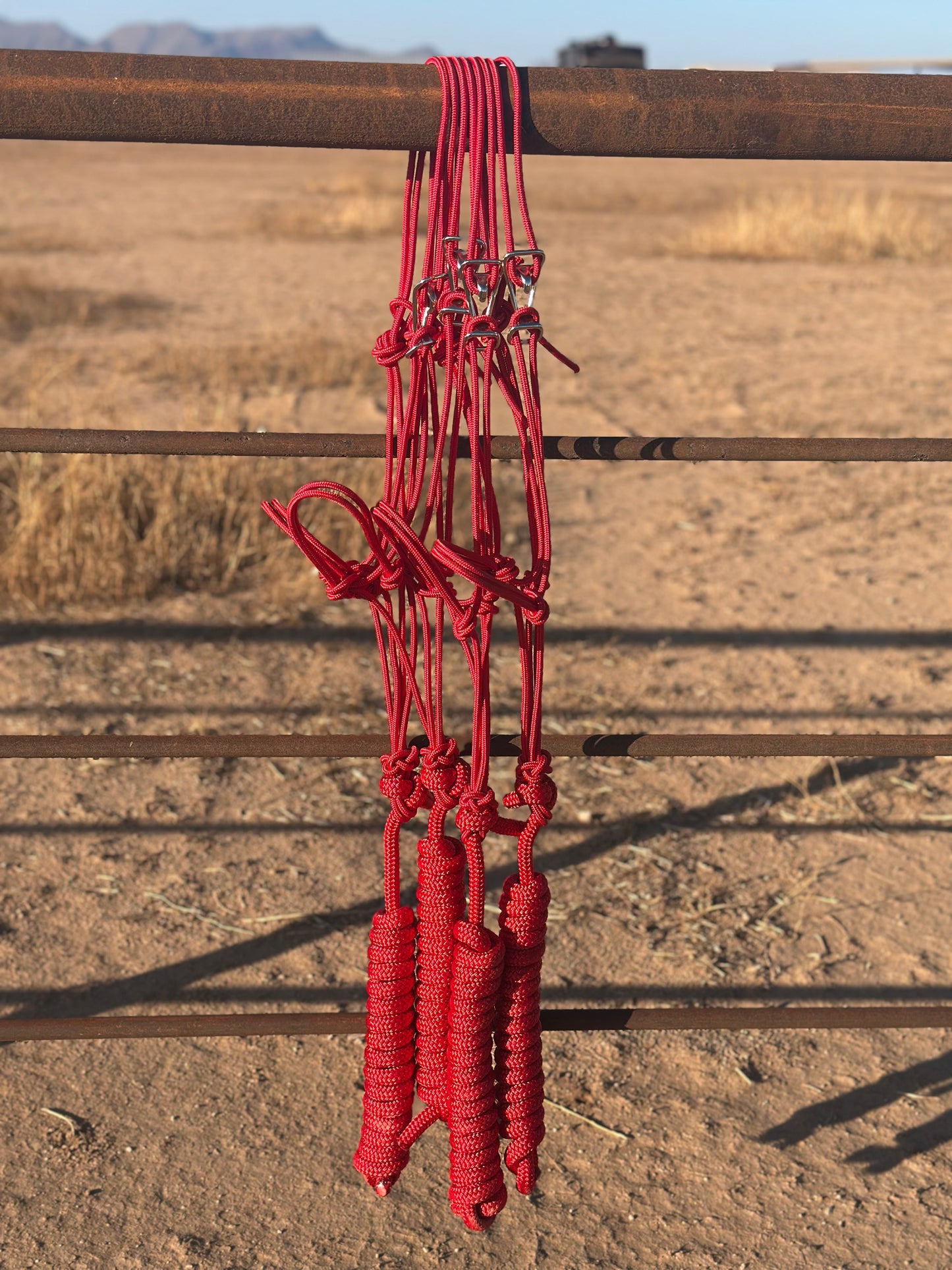 Red Easy Hook Rope Halter
