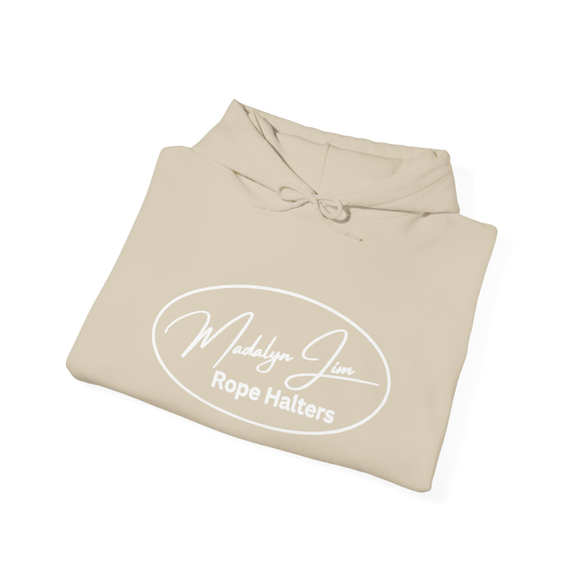 MJRH White Logo 
Hooded Sweatshirt