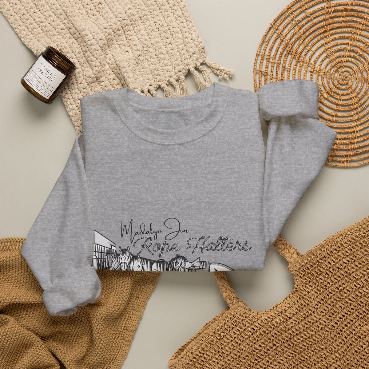 MJRH Ranch Horse Crewneck Sweatshirt