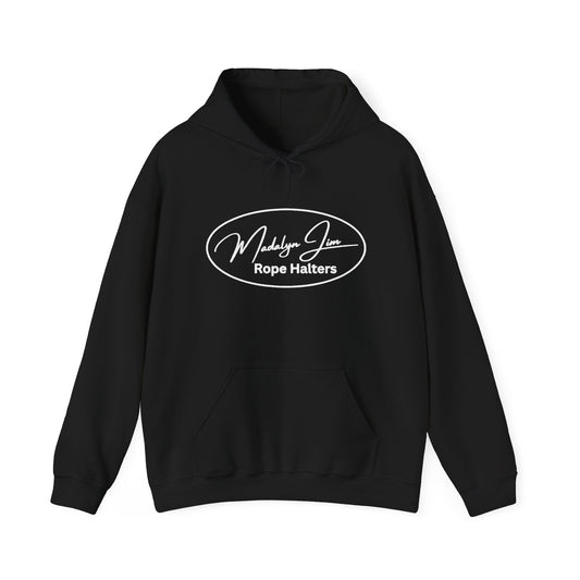 MJRH White Logo 
Hooded Sweatshirt