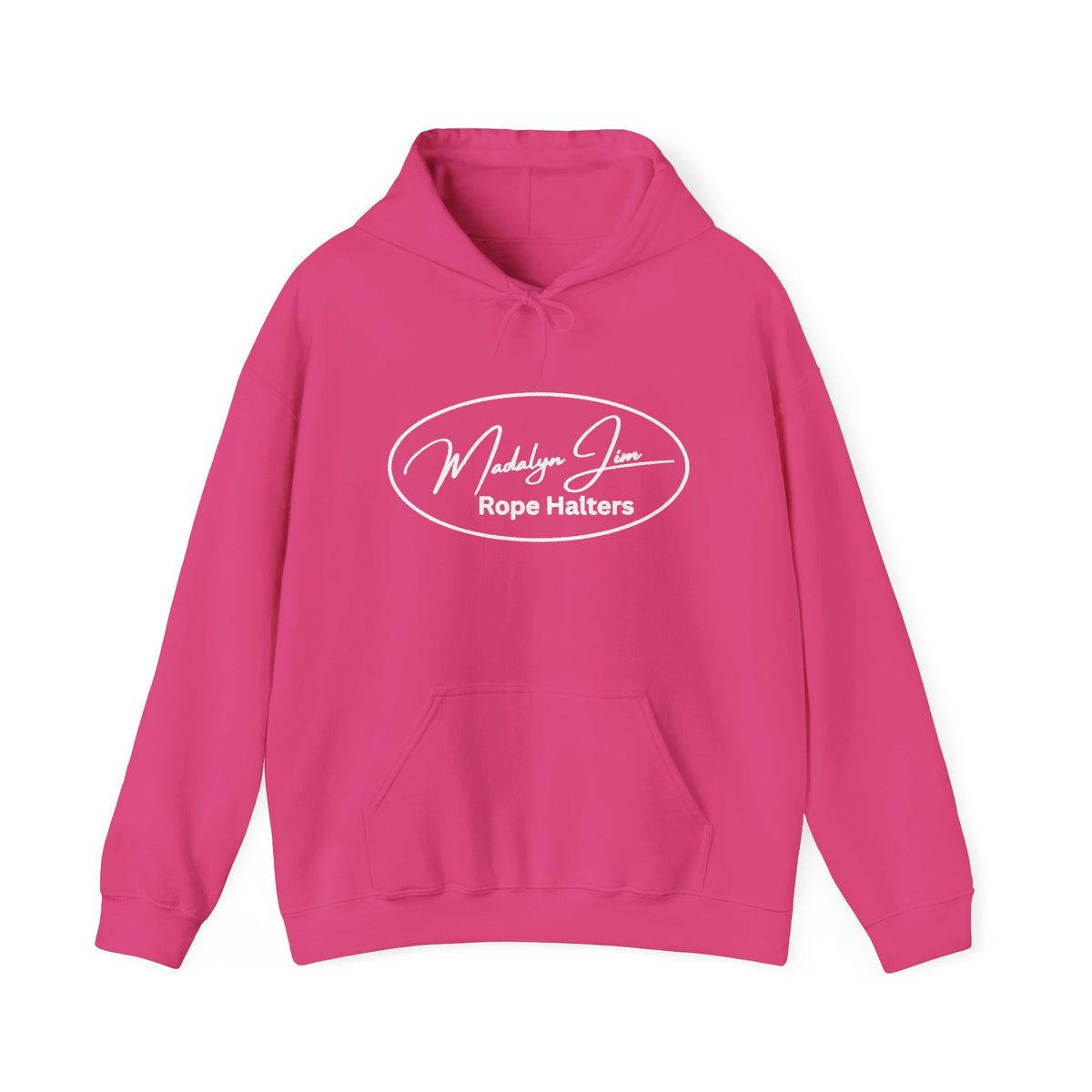 MJRH White Logo 
Hooded Sweatshirt
