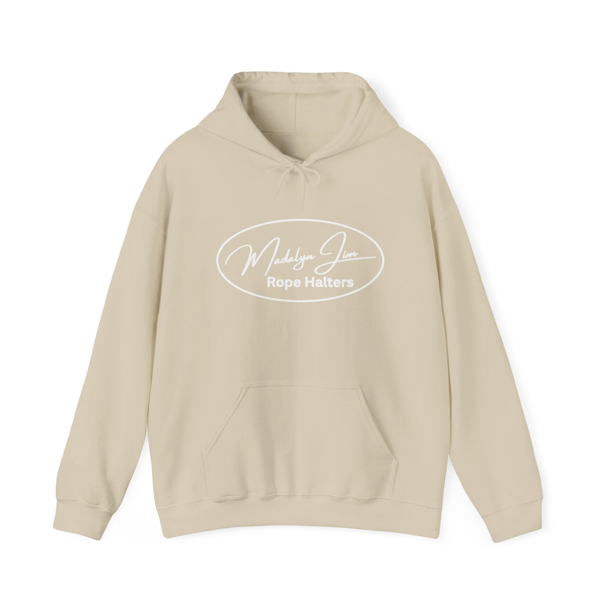 MJRH White Logo 
Hooded Sweatshirt