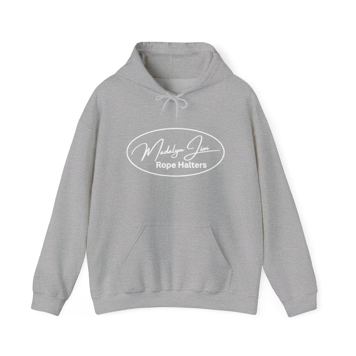 MJRH White Logo 
Hooded Sweatshirt