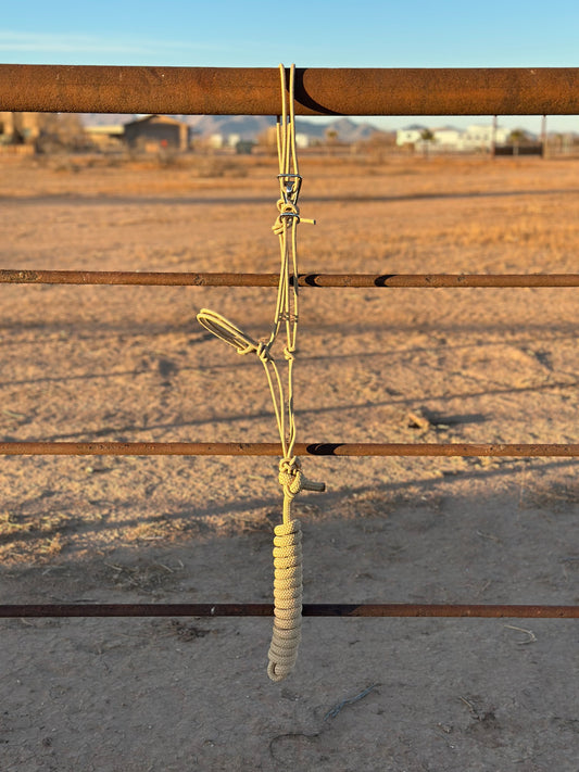Beige Easy Hook Rope Halter