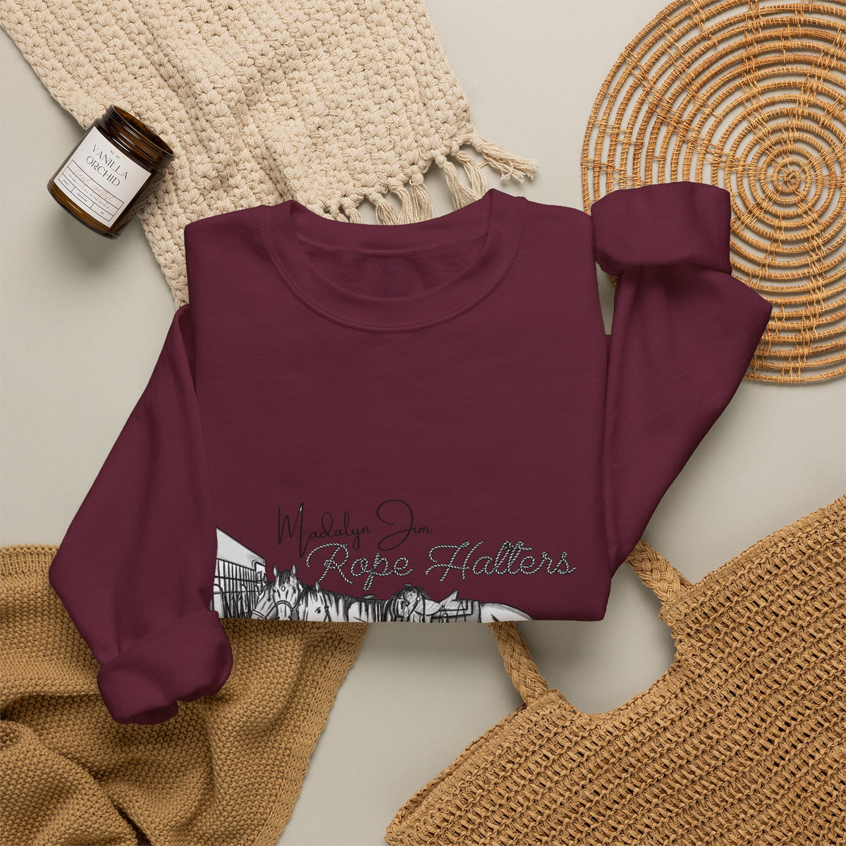MJRH Ranch Horse Crewneck Sweatshirt