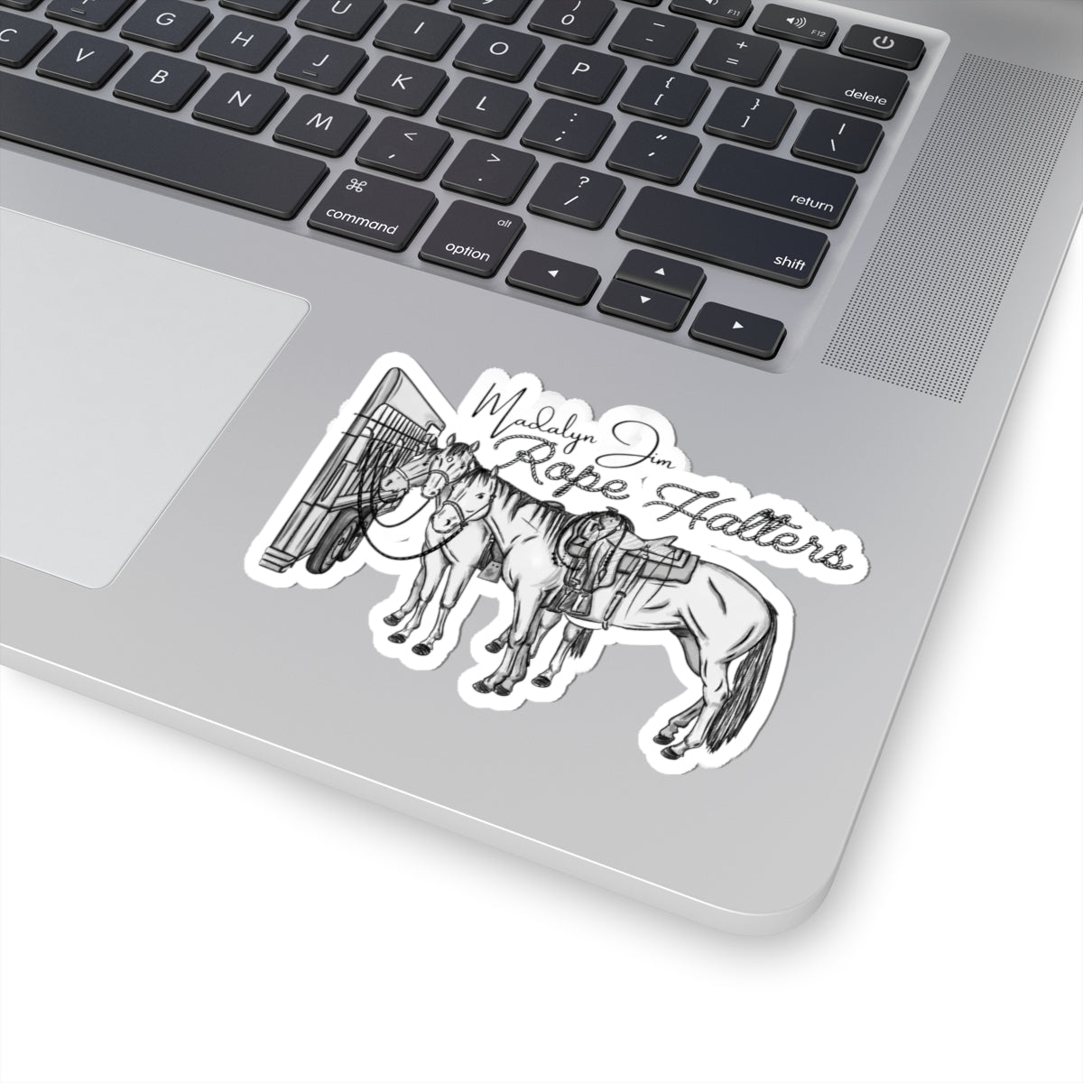MJRH Ranch Horse KISS-Cut Stickers