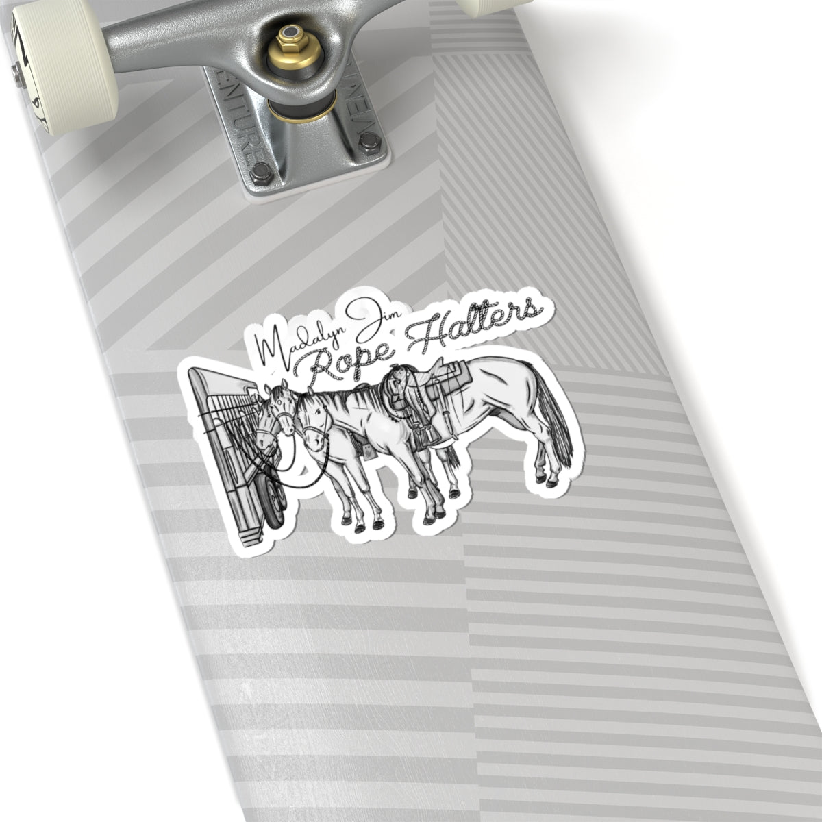 MJRH Ranch Horse KISS-Cut Stickers