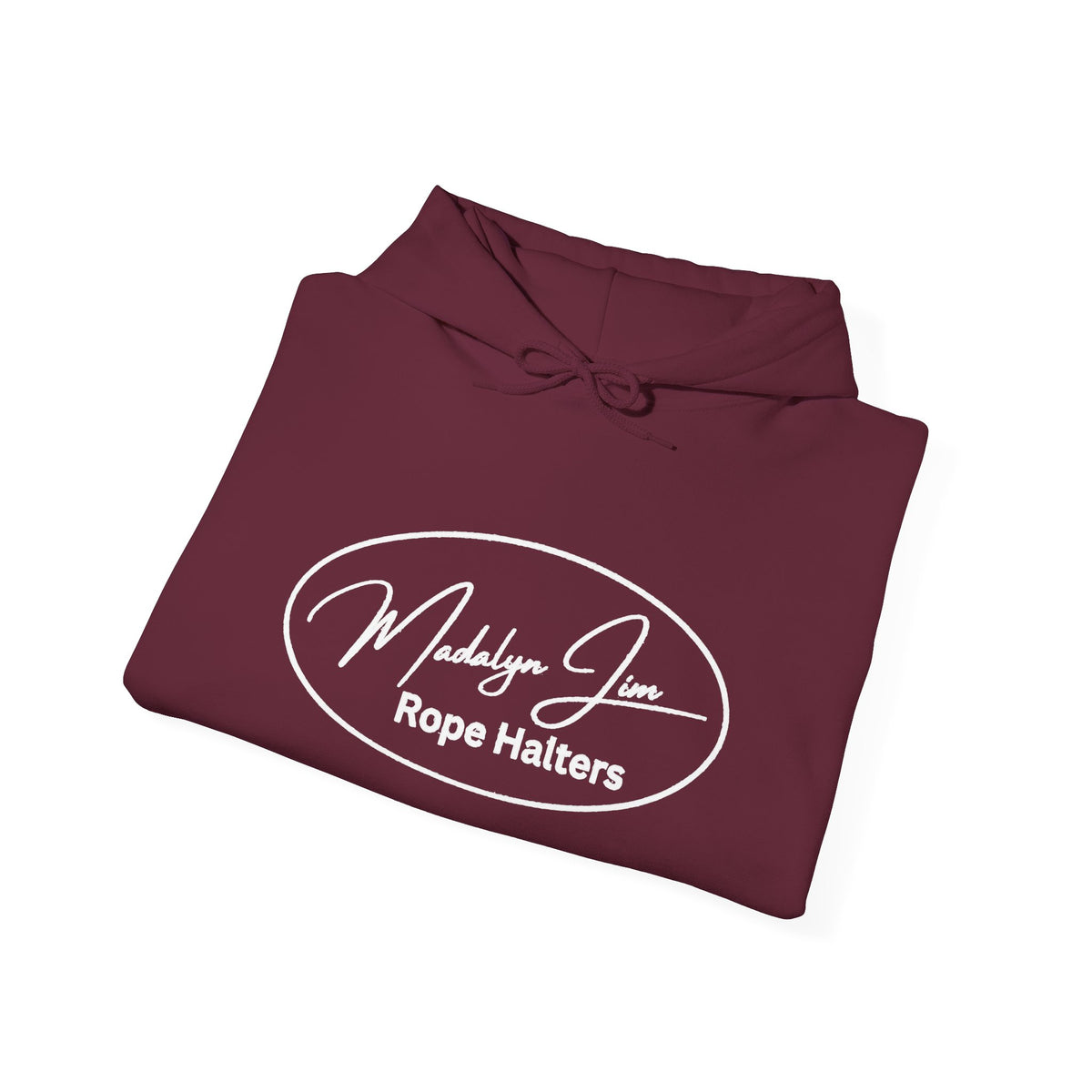 MJRH White Logo 
Hooded Sweatshirt