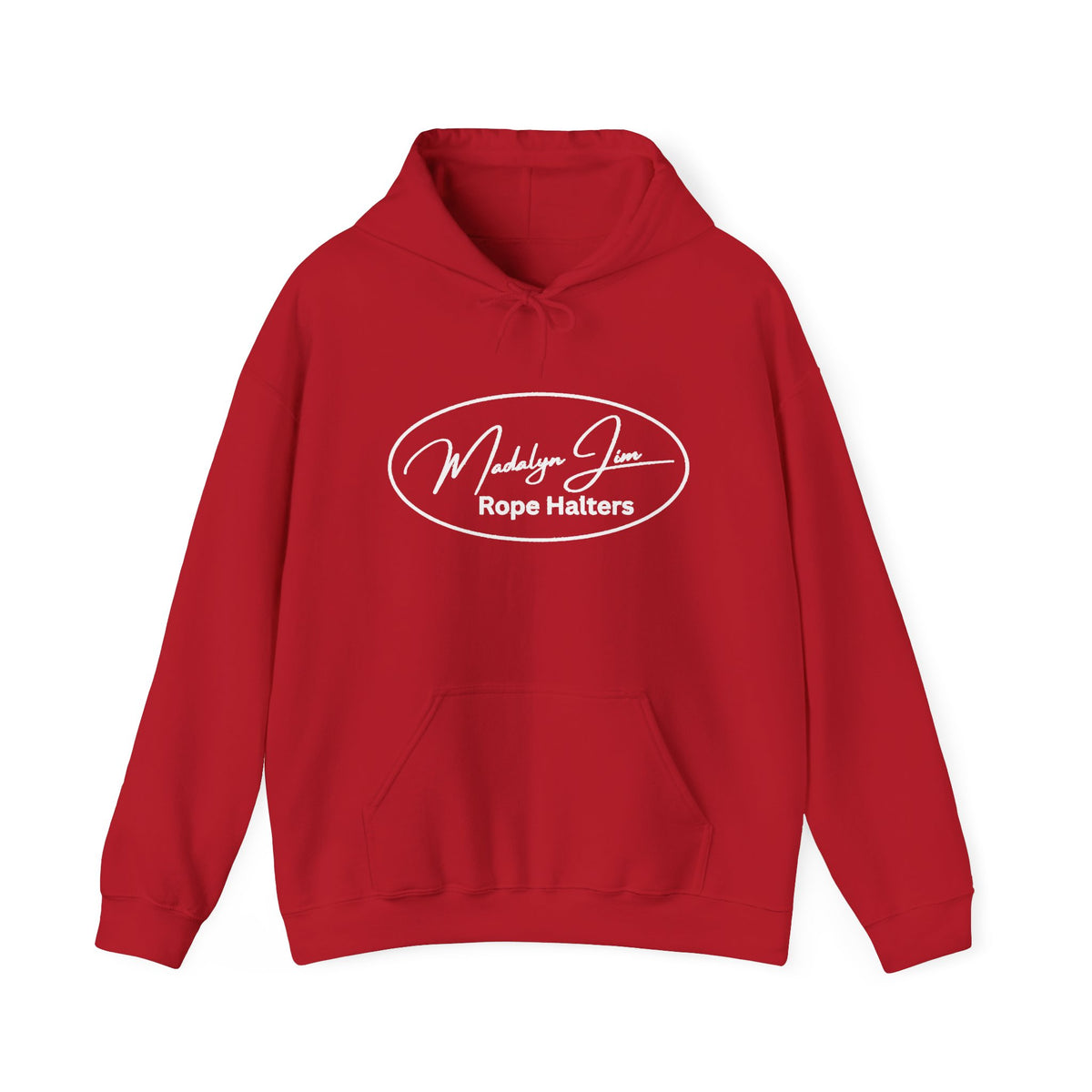 MJRH White Logo 
Hooded Sweatshirt
