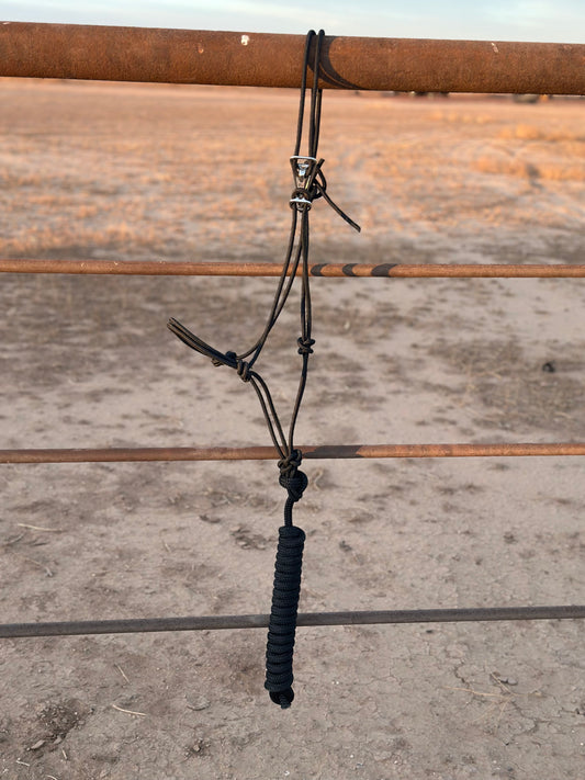 Black Easy Hook Rope Halter