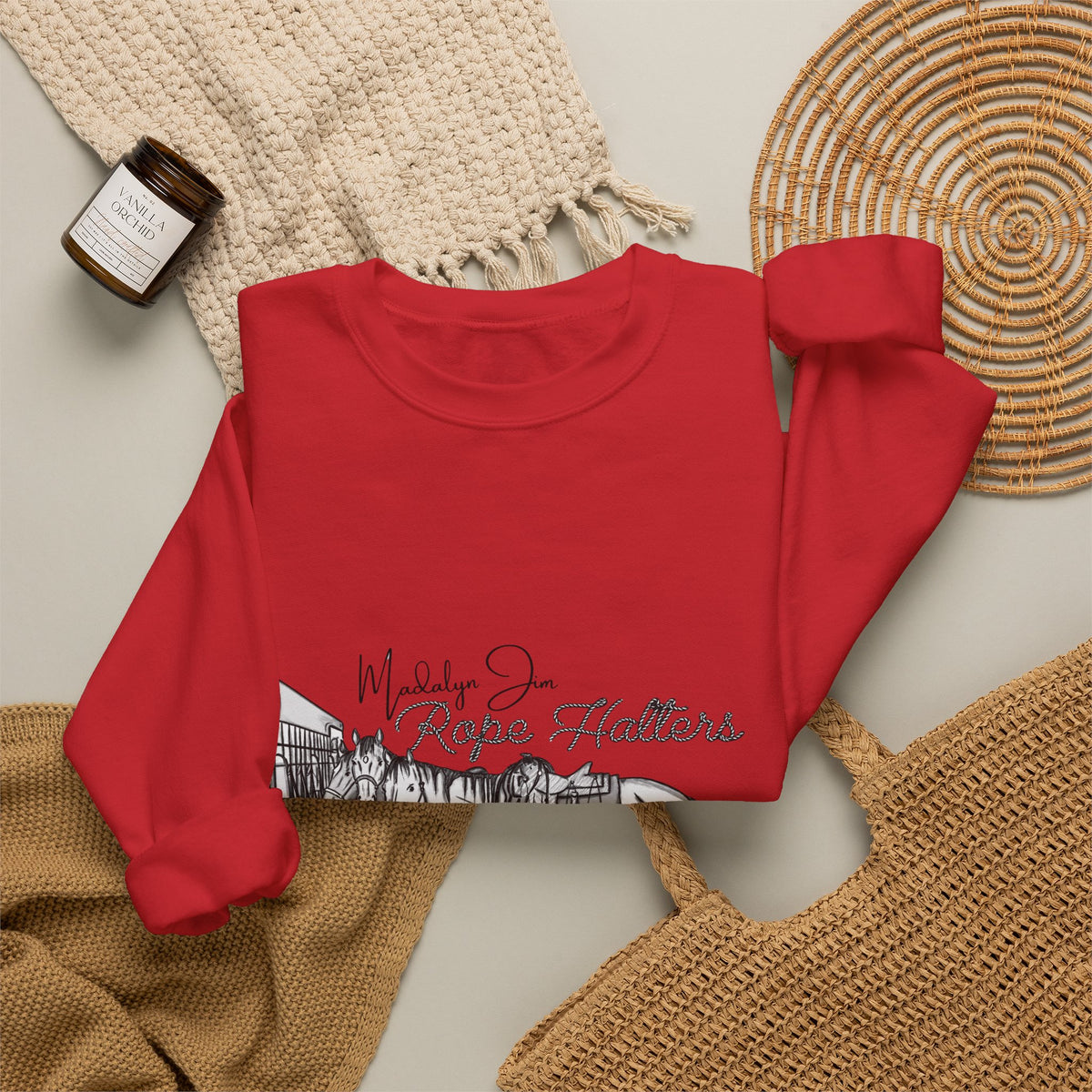 MJRH Ranch Horse Crewneck Sweatshirt