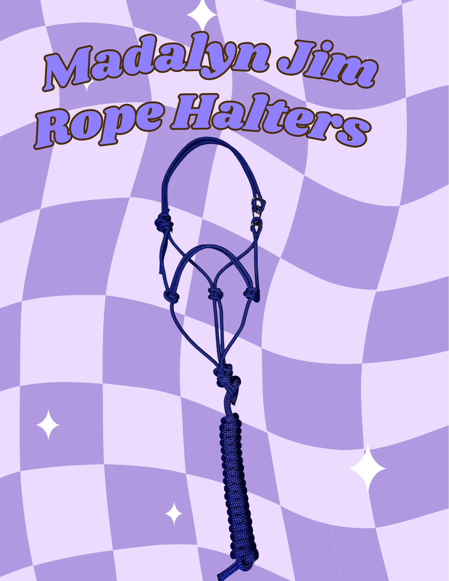 Purple Easy Hook Halter