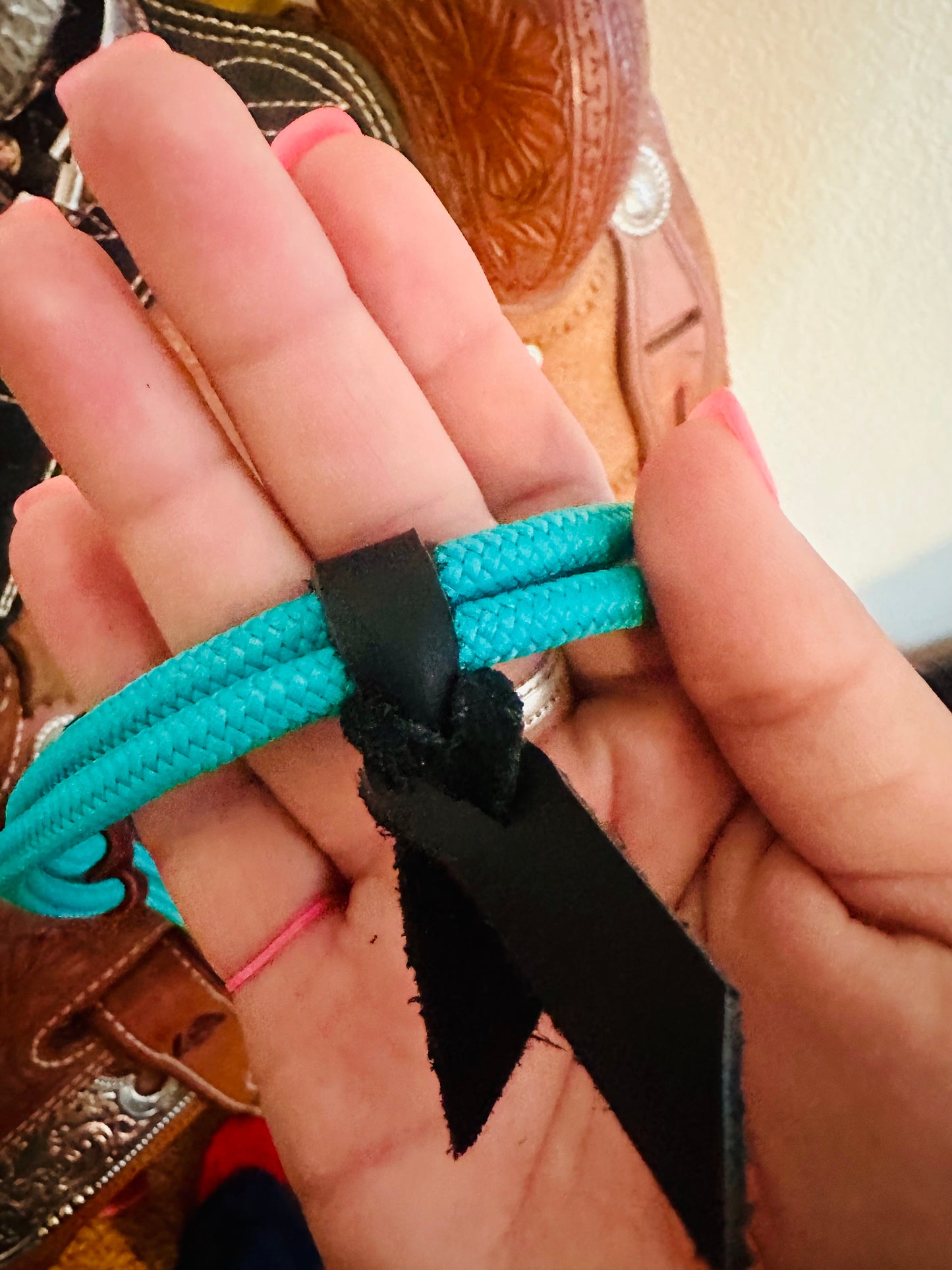 Turquoise Tie Down