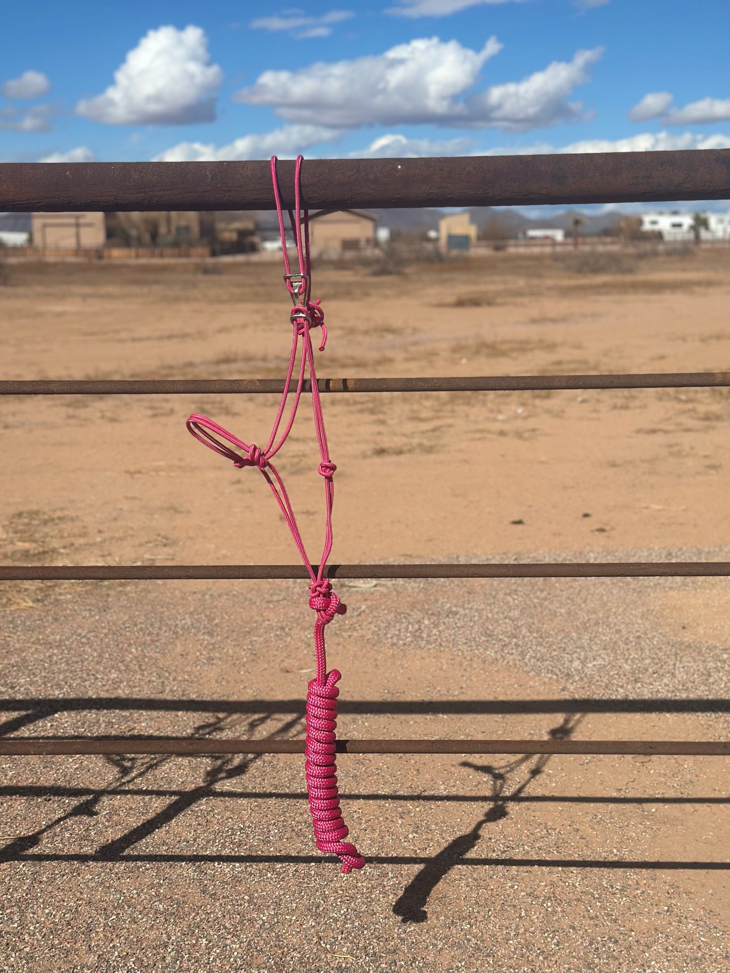 Deep Pink Easy Hook Rope Halter