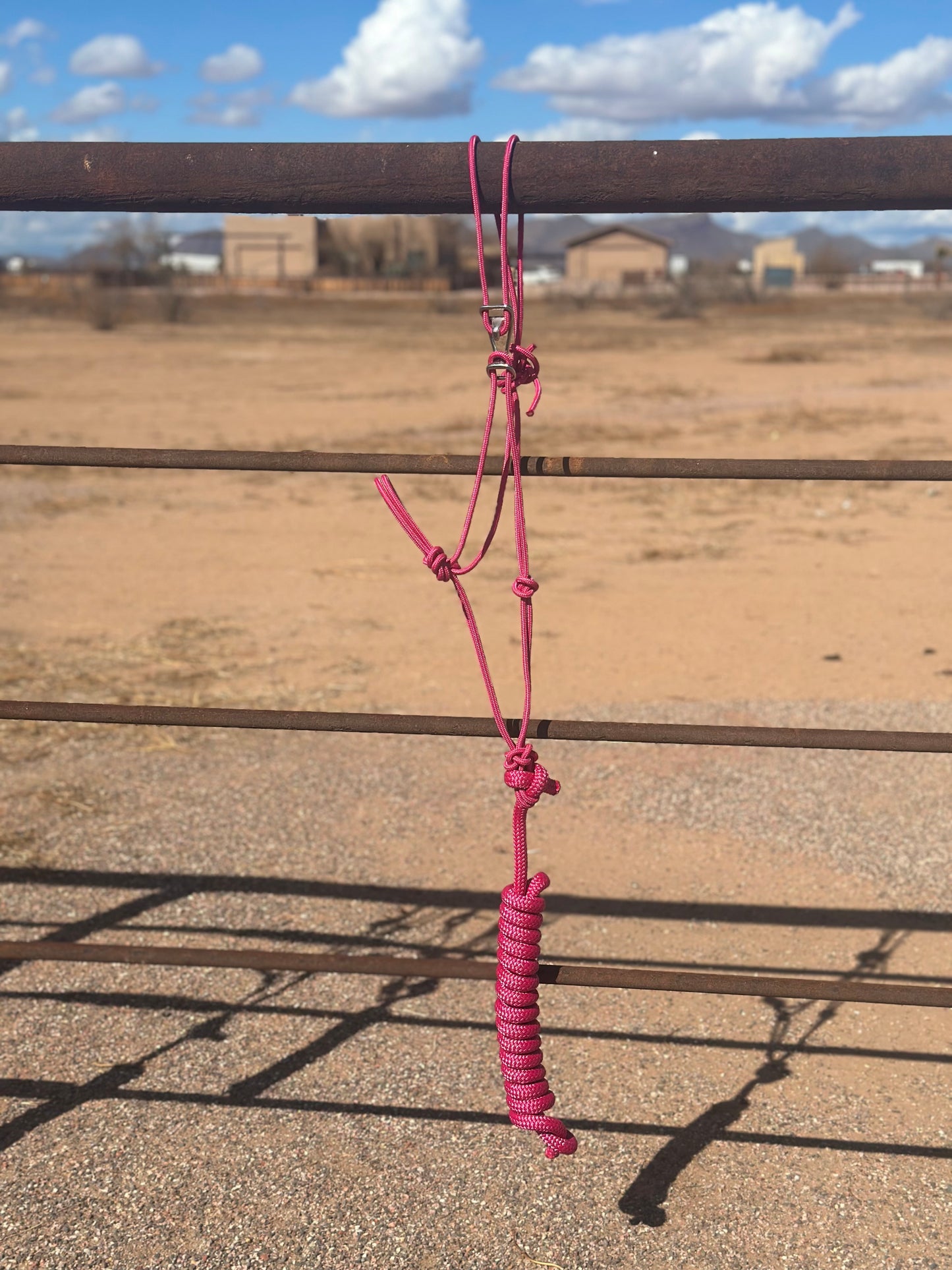 Deep Pink Easy Hook Rope Halter