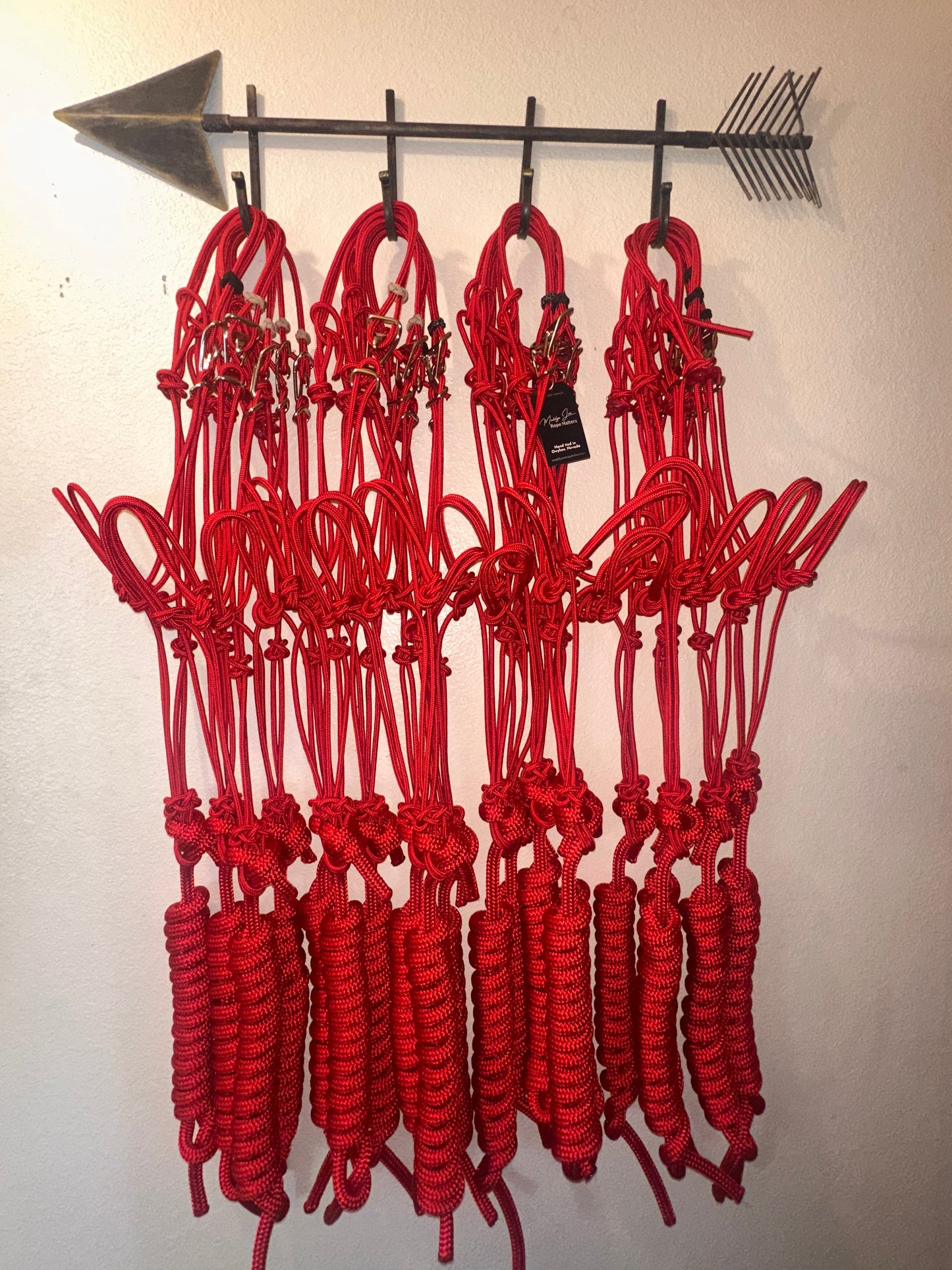Red Easy Hook Rope Halter