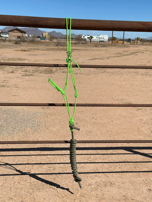 Draft Sized Rope Halter Easy Hook