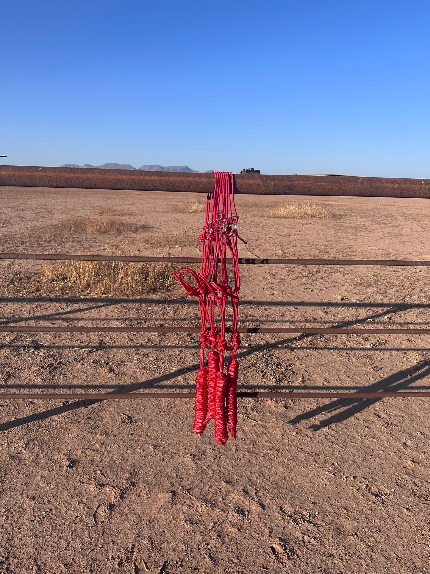 Red Easy Hook Rope Halter